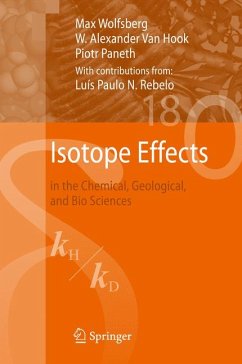 Isotope Effects (eBook, PDF) - Wolfsberg, Max; Van Hook, W. Alexander; Paneth, Piotr; Rebelo, Luís Paulo N.
