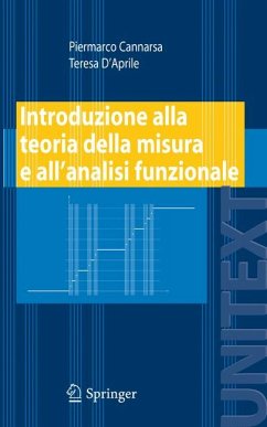 Introduzione alla teoria della misura e all’analisi funzionale (eBook, PDF) - Cannarsa, Piermarco; D'Aprile, Teresa