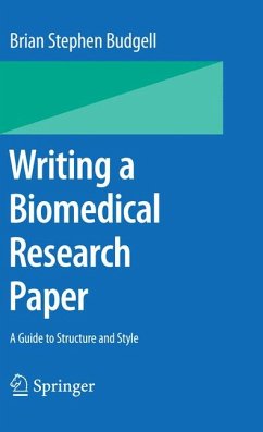 Writing a Biomedical Research Paper (eBook, PDF) - Budgell, Brian
