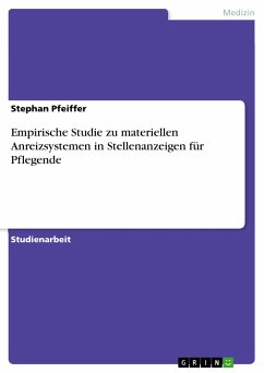 Empirische Studie zu materiellen Anreizsystemen in Stellenanzeigen für Pflegende (eBook, PDF)