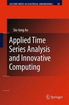 Applied Time Series Analysis and Innovative Computing (eBook, PDF) - Ao, Sio-Iong