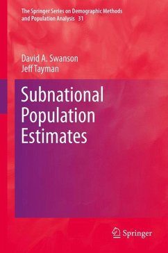 Subnational Population Estimates (eBook, PDF) - Swanson, David A.; Tayman, Jeff