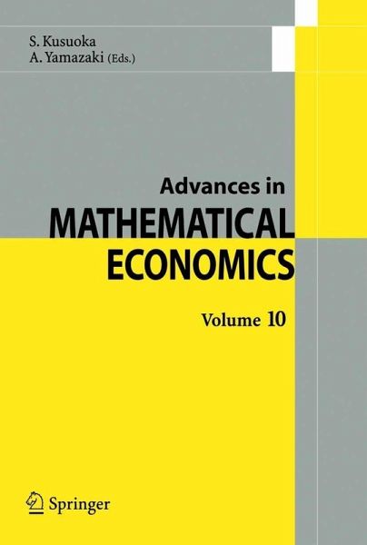 Advances in Mathematical Economics Volume 10 (eBook, PDF)