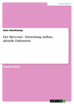 Der Mercosur - Entstehung, Aufbau, aktuelle Diskussion (eBook, PDF) - Hasekamp, Jens