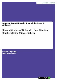 Reconditioning of Debonded Pure Titanium Bracket (Using Micro–etcher) (eBook, PDF)