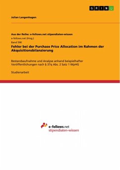 Fehler bei der Purchase Price Allocation im Rahmen der Akquisitionsbilanzierung (eBook, ePUB)