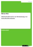 Methodenübersicht zur Bestimmung von Sicherheitsbeständen (eBook, PDF) Methodenübersicht zur Bestimmung von Sicherheitsbeständen (eBook, PDF)