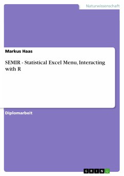 SEMIR - Statistical Excel Menu, Interacting with R (eBook, PDF)