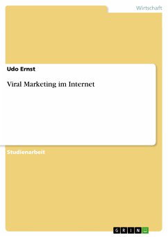 Viral Marketing im Internet (eBook, PDF)
