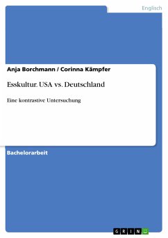Esskultur. USA vs. Deutschland (eBook, PDF)