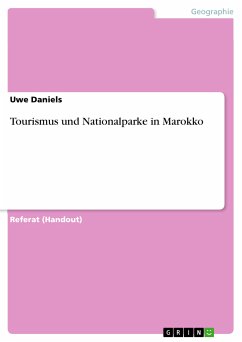 Tourismus und Nationalparke in Marokko (eBook, PDF) - Daniels, Uwe
