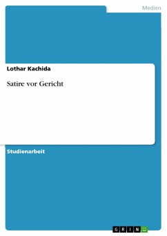 Satire vor Gericht (eBook, PDF)