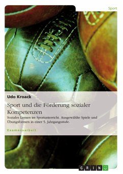 Sport und die Förderung sozialer Kompetenzen (eBook, PDF)