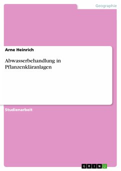 Abwasserbehandlung in Pflanzenkläranlagen (eBook, PDF)