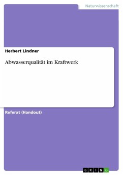 Abwasserqualität im Kraftwerk (eBook, ePUB) - Lindner, Herbert