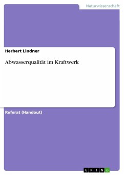 Abwasserqualität im Kraftwerk (eBook, ePUB)