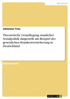 Theoretische Grundlegung staatlicher Sozialpolitik dargestellt am Beispiel der gesetzlichen Krankenversicherung in Deutschland (eBook, PDF)