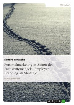 Cover Personalmarketing vor dem Hintergrund des zu erwartenden Fachkräftemangels - Employer Branding als strategische Ausgestaltung (eBook, ePUB)