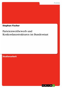 Parteienwettbewerb und Konkordanzstrukturen im Bundesstaat (eBook, ePUB)