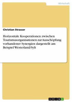 Horizontale Kooperationen zwischen Tourismusorganisationen zur Ausschöpfung vorhandener Synergien dargestellt am Beispiel Westerland/Sylt (eBook, PDF) - Strasser, Christian