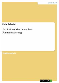 Zur Reform der deutschen Finanzverfassung (eBook, PDF)