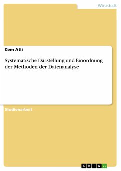Systematische Darstellung und Einordnung der Methoden der Datenanalyse (eBook, PDF) - Atli, Cem
