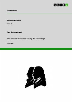Der Judenstaat (eBook, PDF) - Herzl, Theodor