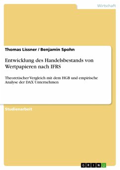 Entwicklung des Handelsbestands von Wertpapieren nach IFRS (eBook, PDF)