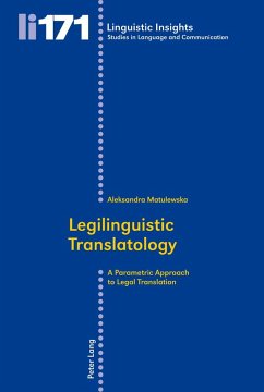 Legilinguistic Translatology - Matulewska, Aleksandra