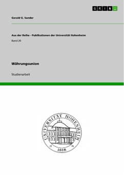 Währungsunion (eBook, ePUB) - Sander, Gerald G.