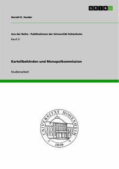 Kartellbehörden und Monopolkommission (eBook, ePUB)