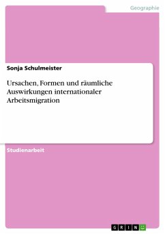 Ursachen, Formen und räumliche Auswirkungen internationaler Arbeitsmigration (eBook, PDF)