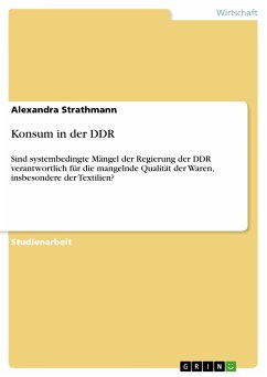 Konsum in der DDR (eBook, PDF) - Strathmann, Alexandra