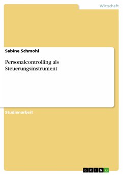 Personalcontrolling als Steuerungsinstrument (eBook, ePUB) - Schmohl, Sabine