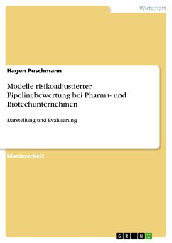 Modelle risikoadjustierter Pipelinebewertung bei Pharma- und Biotechunternehmen - Darstellung und Evaluierung (eBook, PDF)