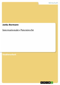 Internationales Patentrecht (eBook, PDF) - Bormann, Janka