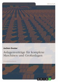 Anlagenverträge für komplexe Maschinen und Großanlagen (eBook, PDF)