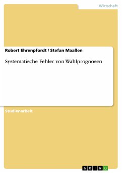 Systematische Fehler von Wahlprognosen (eBook, PDF)