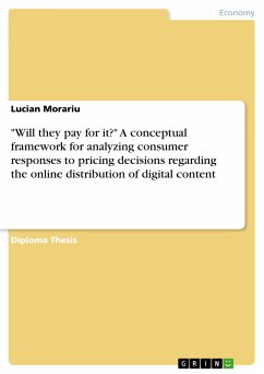 "Will they pay for it?" A conceptual framework for analyzing consumer responses to pricing decisions regarding the online distribution of digital content (eBook, PDF)