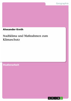 Stadtklima und Maßnahmen zum Klimaschutz (eBook, PDF) - Kreth, Alexander