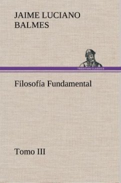 Cover Filosofía Fundamental, Tomo III