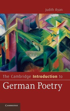 The Cambridge Introduction to German Poetry - Ryan, Judith
