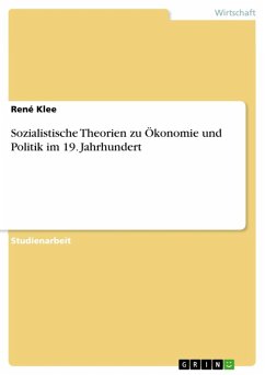 Sozialistische Theorien zu Ökonomie und Politik im 19. Jahrhundert (eBook, ePUB)