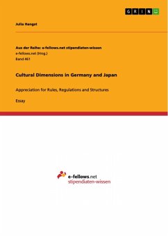 Cultural Dimensions in Germany and Japan (eBook, PDF) - Hangst, Julia