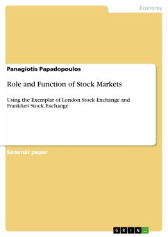 Role and Function of Stock Markets (eBook, PDF)