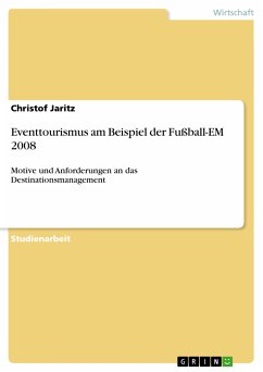 Eventtourismus am Beispiel der Fußball-EM 2008 (eBook, PDF)