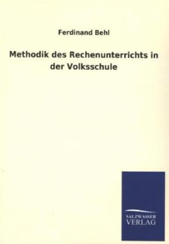 Cover Methodik des Rechenunterrichts in der Volksschule