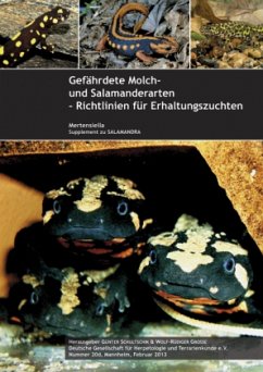 Gefährdete Molch- und Salamanderarten der Welt - Richtlinien für Erhaltungszuchten