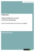 Außerschulischer Lernort: Gerichtsverhandlung (eBook, PDF)