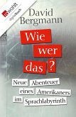 Wie, wer, das? (eBook, ePUB)